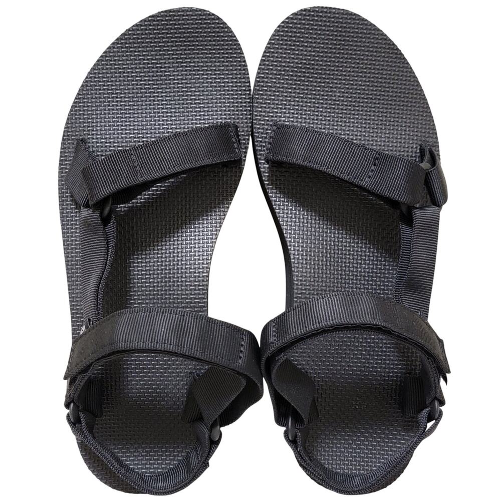 Teva Women Flatform Universal Platform Strappy Sandals Size US 11 Black SY9O - Picture 3 of 5
